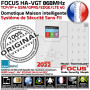 Focus HA-VGT TCP/IP GSM 2G/4G SmartPhone WEB Système 868 Application MHz Alarme Connectée Centrale TCP-IP - Meian Sécurité ORIGI